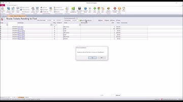 How to batch post route tickets from The Service Program into QuickBooks online