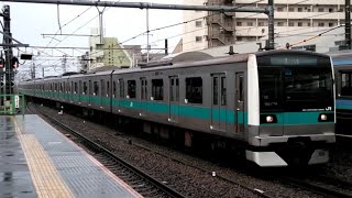 E233系2000番台マト13編成NN入場高尾駅通過