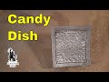 forged candy dish - countdown to Christmas