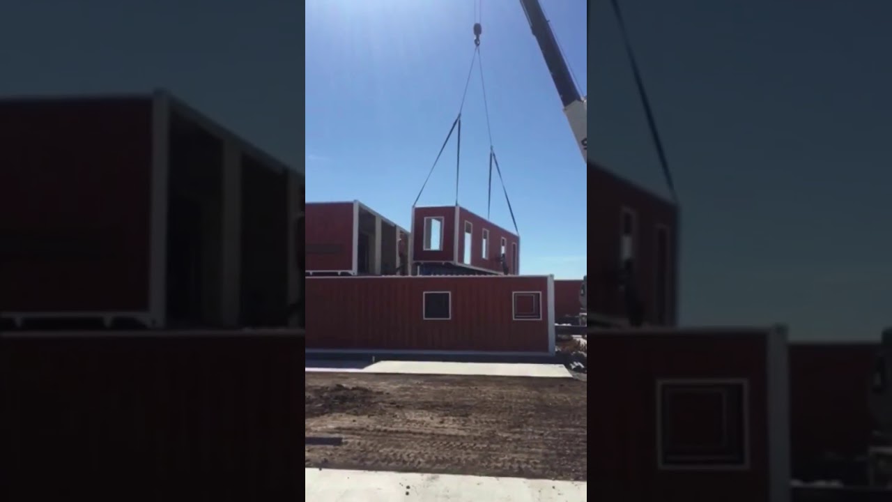 Shipping Container Construction- BTS Action | Box Office Warehouse Suites