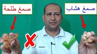 كيف تعرف الصمغ العربى الهشاب الأصلى والفرق بينه وبين الصمغ الطلحة