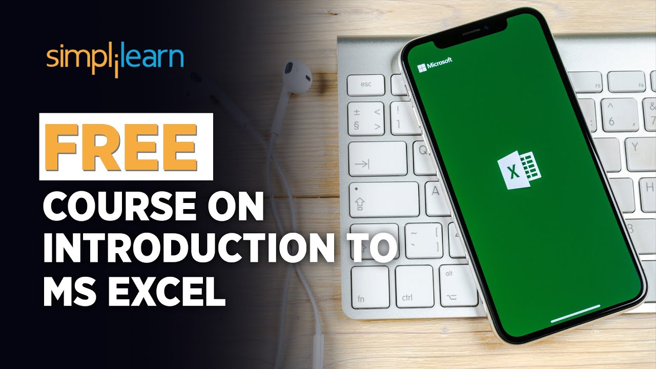 🔥FREE Course On Introduction to MS Excel With Completion Certificate | SkillUp | Simplilearn