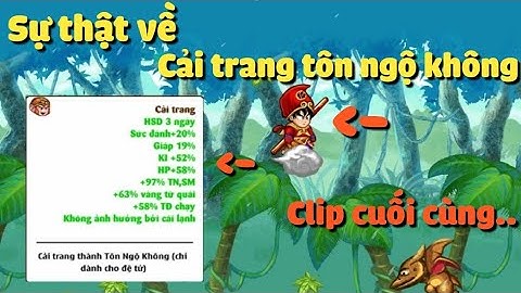 Zong1sao || Sự Thật Bất Ngờ Về Cải Trang Hiếm Nhất Game.. Đã Bị Lãng Quên - Ngọc Rồng Online