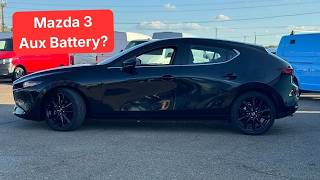 Does the 2019-2026 Mazda 3 have an auxiliary battery?