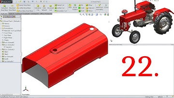 SolidWorks Tutorial Tractor 22.Hood 1