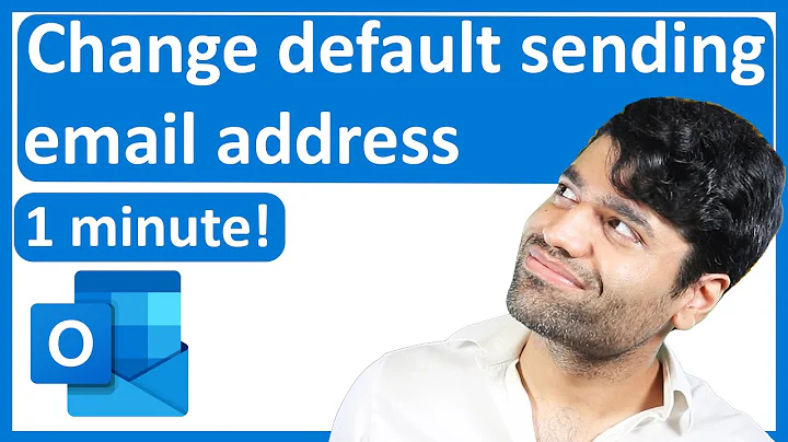 How to change default sending email address in Outlook