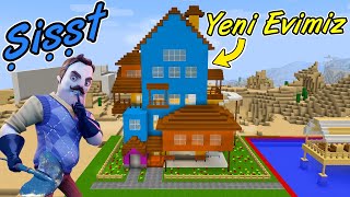 ÖRÜMCEK BEBEK GİZEMLİ HELLO NEIGHBOR EVİNE GİRDİ  SuperAbuzi Minecraft Videoları