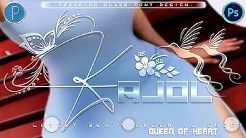 New Glass Font 2025 | trending Glass Font Editing | latest Glass Font Dp Editing | fb trending edit