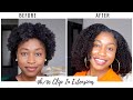 How to Blend Short Natural Hair with Clip Ins | ft. Curls Queen Clip Ins