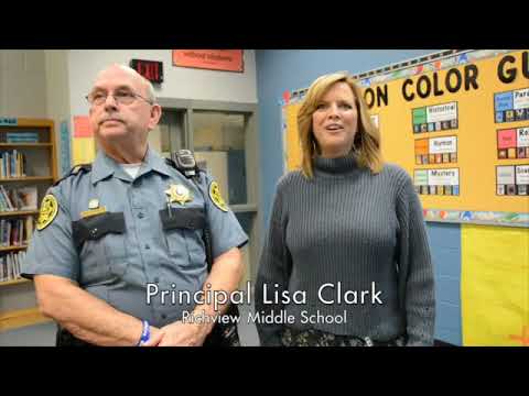 Richview Middle School SRO Richard Brown's final bake sale