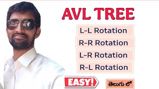 AVL Tree in Data Structures | Self Balancing Binary Search Tree Explained in Telugu | Telugu #jntu