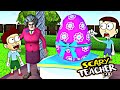 Scary Teacher 3d Trouble in Paradise - Funny Prank in Miss T | Shiva and Kanzo Gameplay