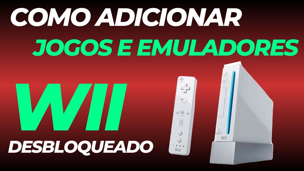 Como colocar jogos e emuladores no nintendo wii desbloqueado 