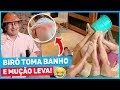 BIRÓ TOMA BANHO E FICA DOIDO! | TURMA DO MUÇÃO