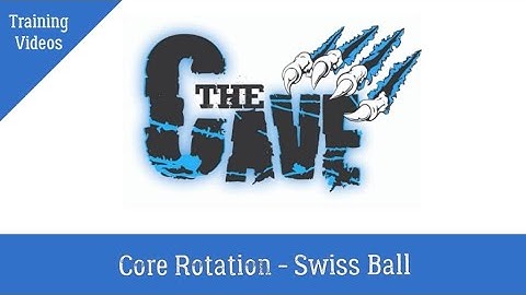 Core Rotation on a Swiss Ball Demonstration