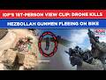IDF's Dramatic Chase: First-Person View Clip Shows How Drone Killed Hezbollah Gunmen Fleeing On Bike