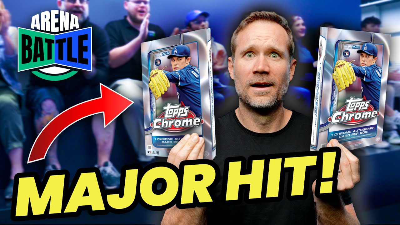 We Pulled a HUGE Rookie HIT! 🔥 2025 Topps Chrome BOX BATTLE!