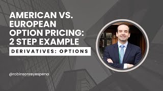American vs. European Option Pricing: 2 Step Binomial Tree Example