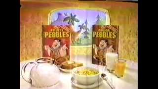 80S Ads Post Fruity Pebbles Cocoa Pebbles Cereal 1981