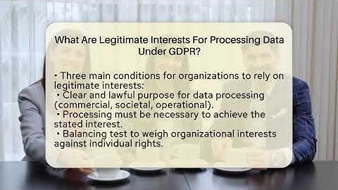 What Are Legitimate Interests For Processing Data Under GDPR? - Everyday-Networking