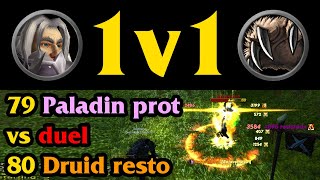 (DUEL) 79 Paladin prot vs Druid resto 80 [ Naturalwind ] No. 88#gaming #pvp #wow #duel #blacksabbath