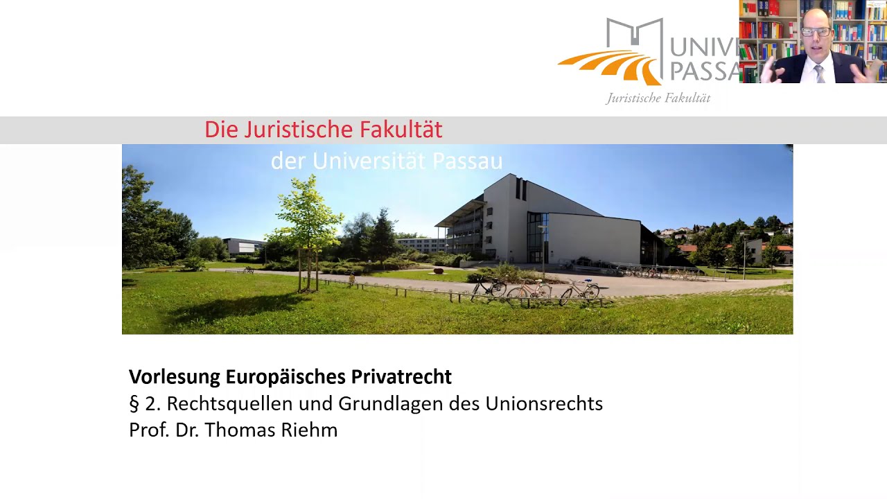 New Europäisches Privatrecht § 2: Rechtsquellen und Grundlagen des Unionsrechts
