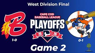 WEST DIVISION FINAL - Bourne Braves(1-0) VS Hyannis Harbor Hawks(0-1)
