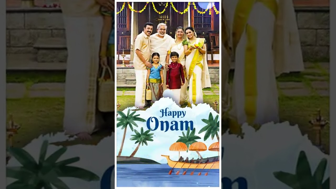 Happy Onam Festival Status 🎶 Green Screen & AE Template 💯 Free! Download Link Below 👇