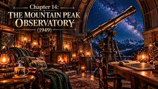 The Mountain Peak Observatory 🌌 1949 Sleep Story & Alpine Wind ASMR