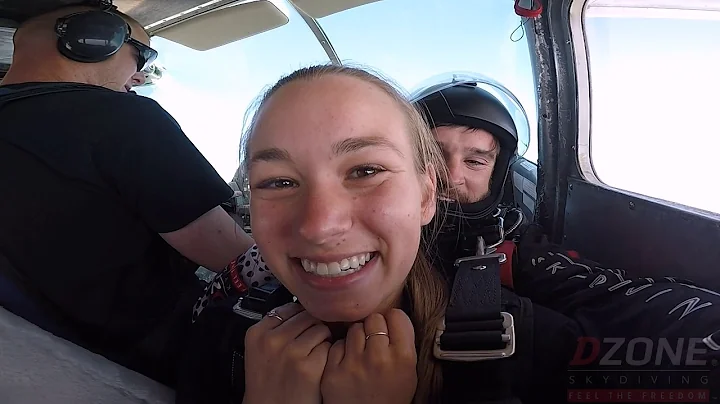 Allison Galloway's DZONE Tandem skydive at Skydive...