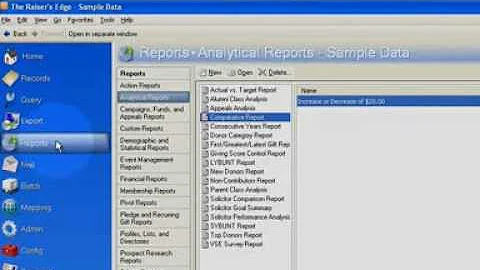 Raiser's Edge - How to Build a Comparative Report - DayDayNews