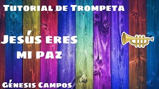 Video thumbnail of "Jesús eres mi paz Tutorial de Trompeta #24"