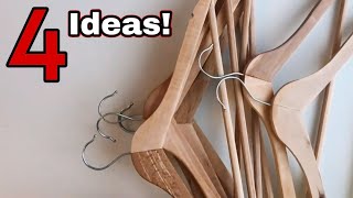 4 Ideas with Clothes Hangers That Everyone Will Love!
