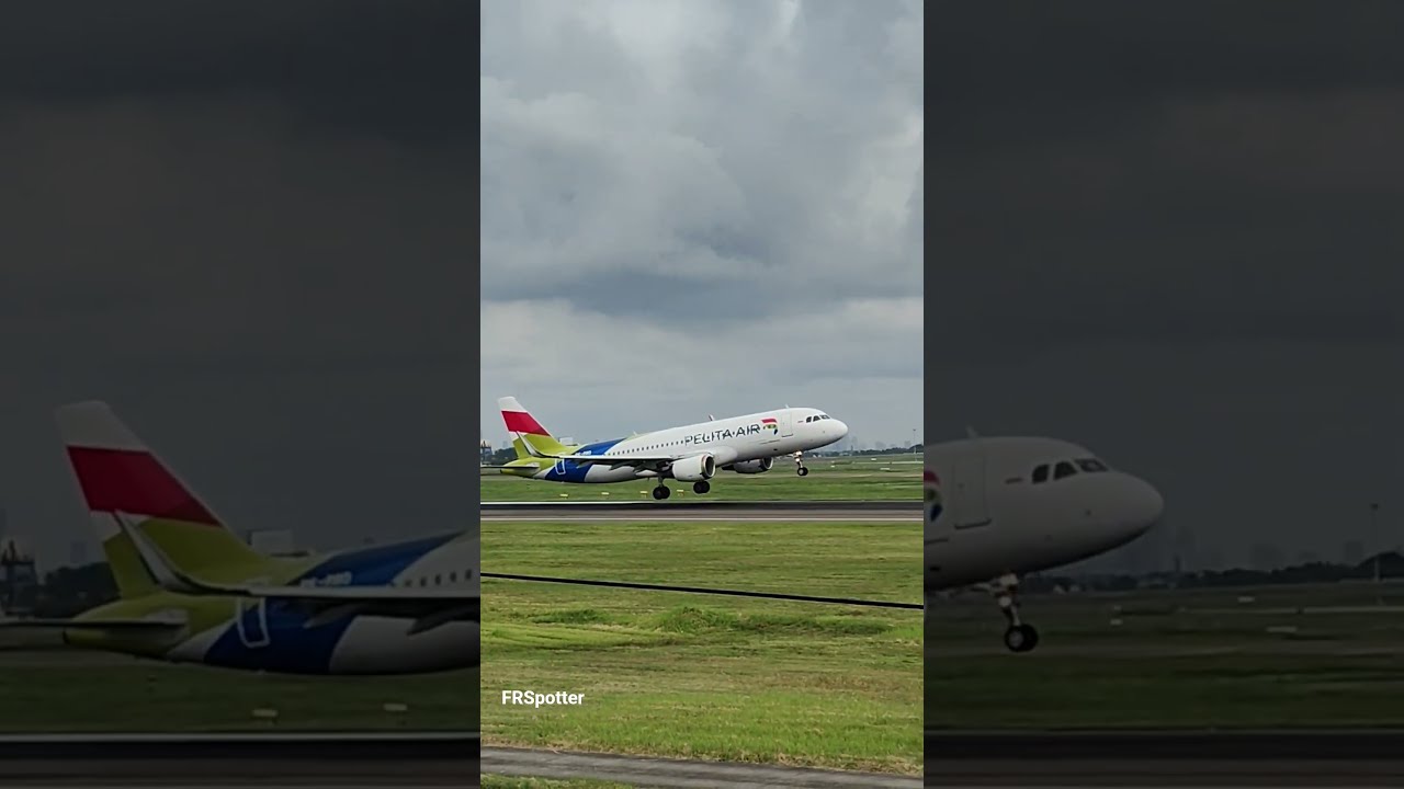 Sangat Mulus Airbus A320 Pelita Air Aviation Planespotting Airport