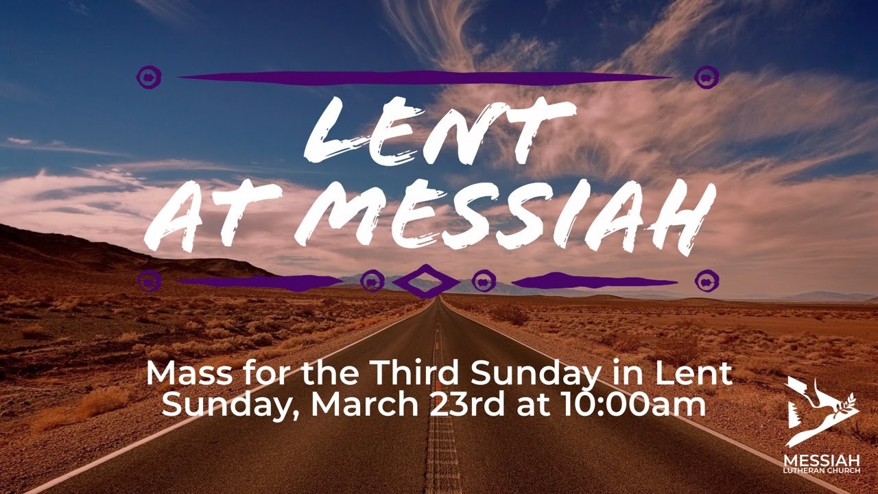 Mass for the Third Sunday in Lent Sunday, March 23, 2025 - YouTube