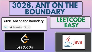 Leetcode | 3028. Ant on the Boundary | Easy | Java Solution