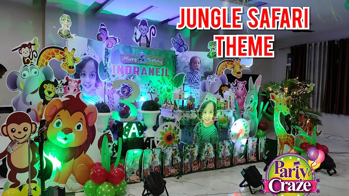 Jungle Safari Theme | Theme Birthday Party Decorations | Birthday Party Organizer in Patna,Bihar