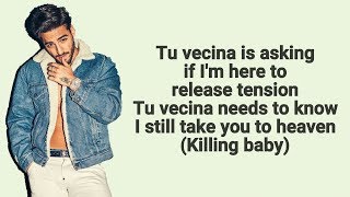 Maluma - Tu Vecina Ft. Ty Dolla $ign (Letra/Lyrics) 4K