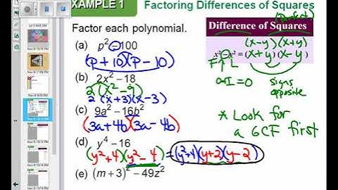 Alg3 6 3 Notes Video