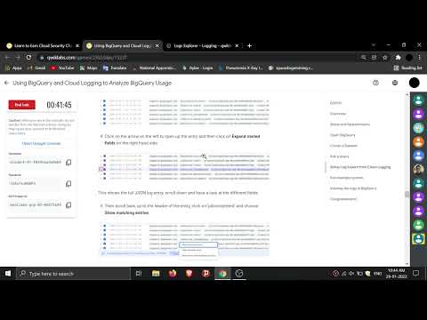 Using BigQuery and Cloud Logging to Analyze BigQuery Usage GSP617 Qwiklabs | Google Cloud