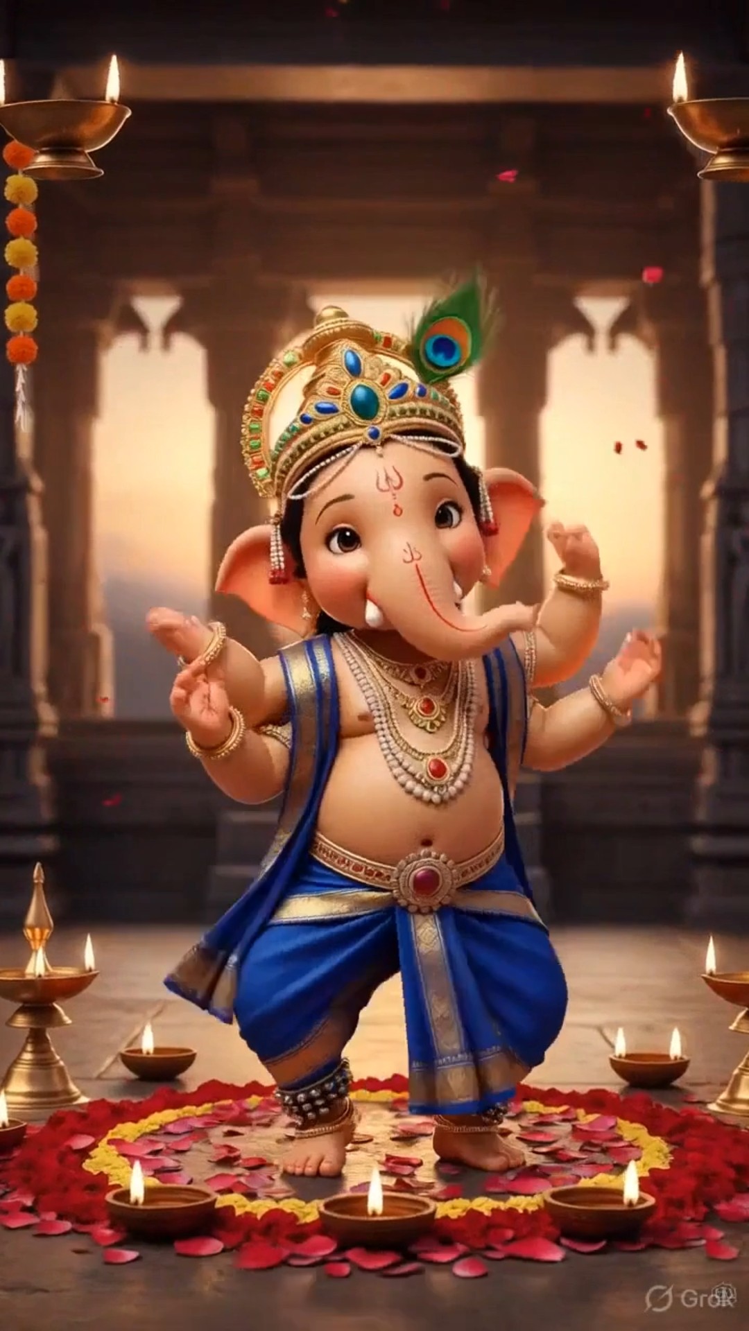 🙏🕉Ganpat Bappa Morya🙏🕉🥀🌹🌷🌼🌞🌅 - ShareChat