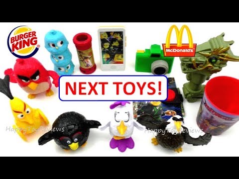angry birds burger king toys