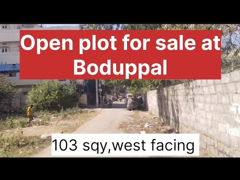 PLOT FOR SALE AT BODUPPAL - YouTube