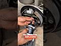 The process of repairing or replacing rear wheel bearings in a drum brake system #mechanic #shorts