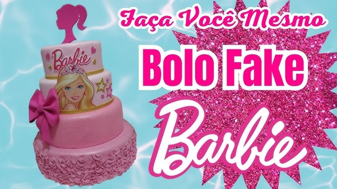 Bolo Fake Cenográfico Barbie 2