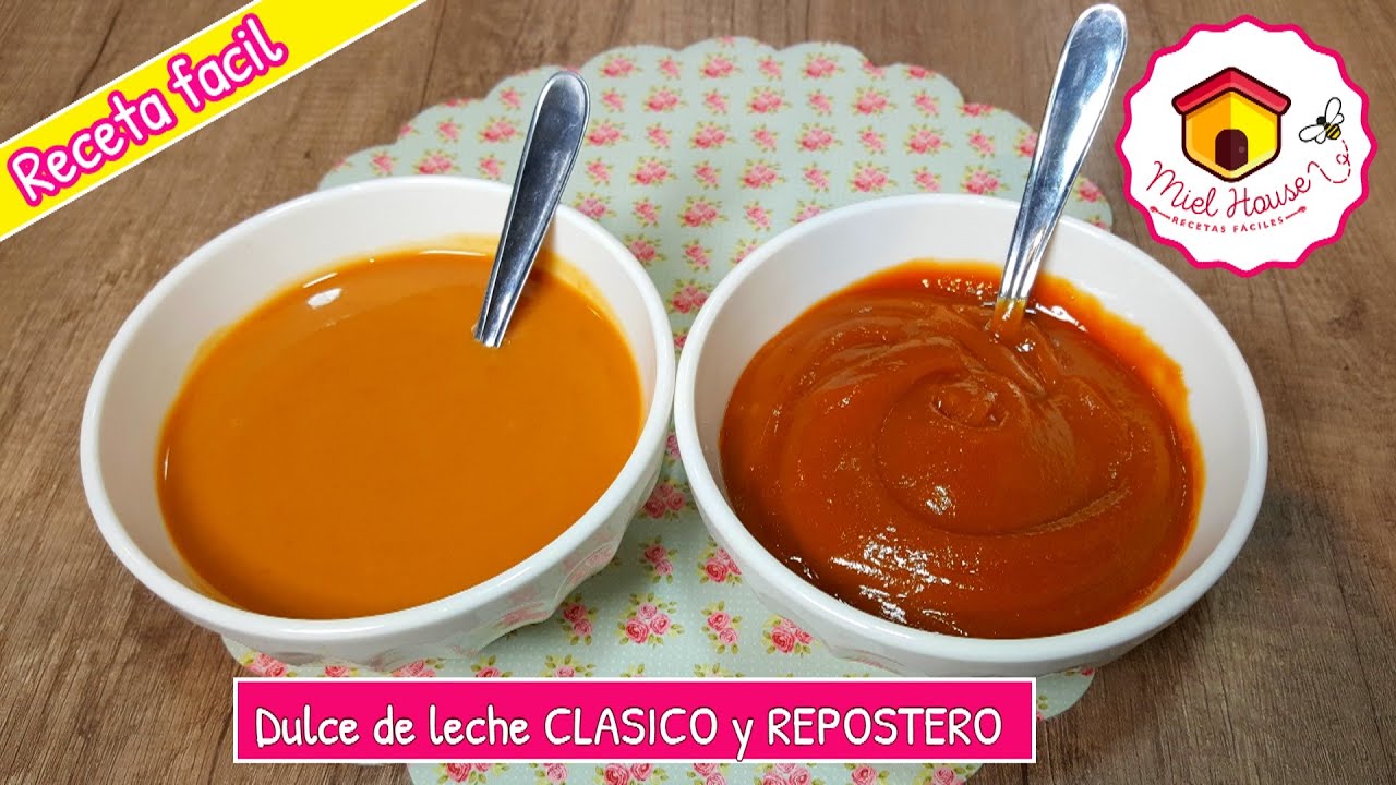 Dulce de leche REPOSTERO Y TRADICIONAL receta facil 