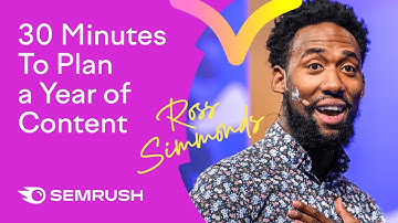 Create a Content Marketing Plan for the Year in 30 Minutes