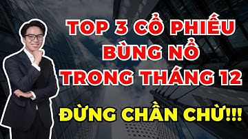 TOP 3 cổ phiếu BÙNG NỔ ngay trong tháng 12 - Đừng chần chừ!!!