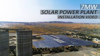 7MW Solar Power Plant Installation | Orient Energy Systems | Renewable Energy |