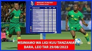 MSIMAMO WA LIGI KUU TANZANIA BARA NBC 2023/2024 LEO TAR 30/08/2023 | MAGOLI YA YANGA VS JKT